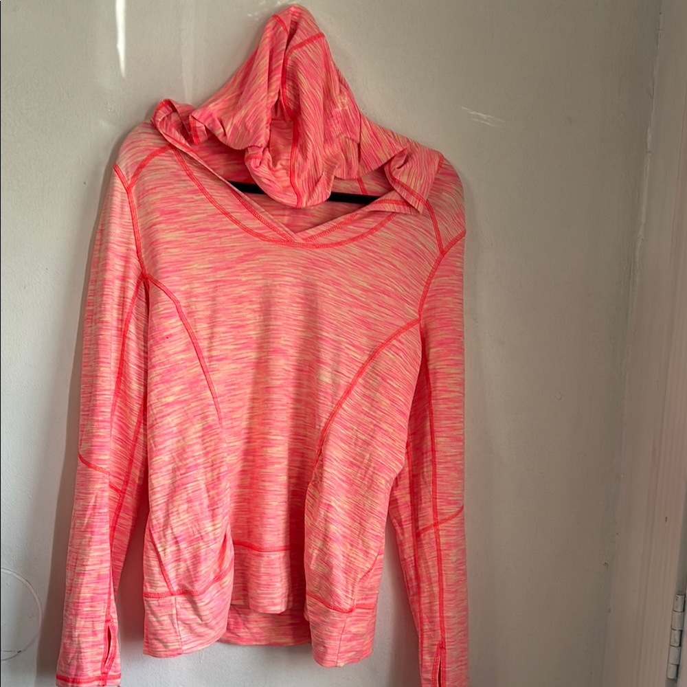 Women's Pink Hooded Top